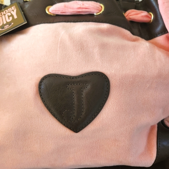 SOLD Juicy Couture NEW pink velour daydreamer bag purse nwt nardels - Picture 4 of 11